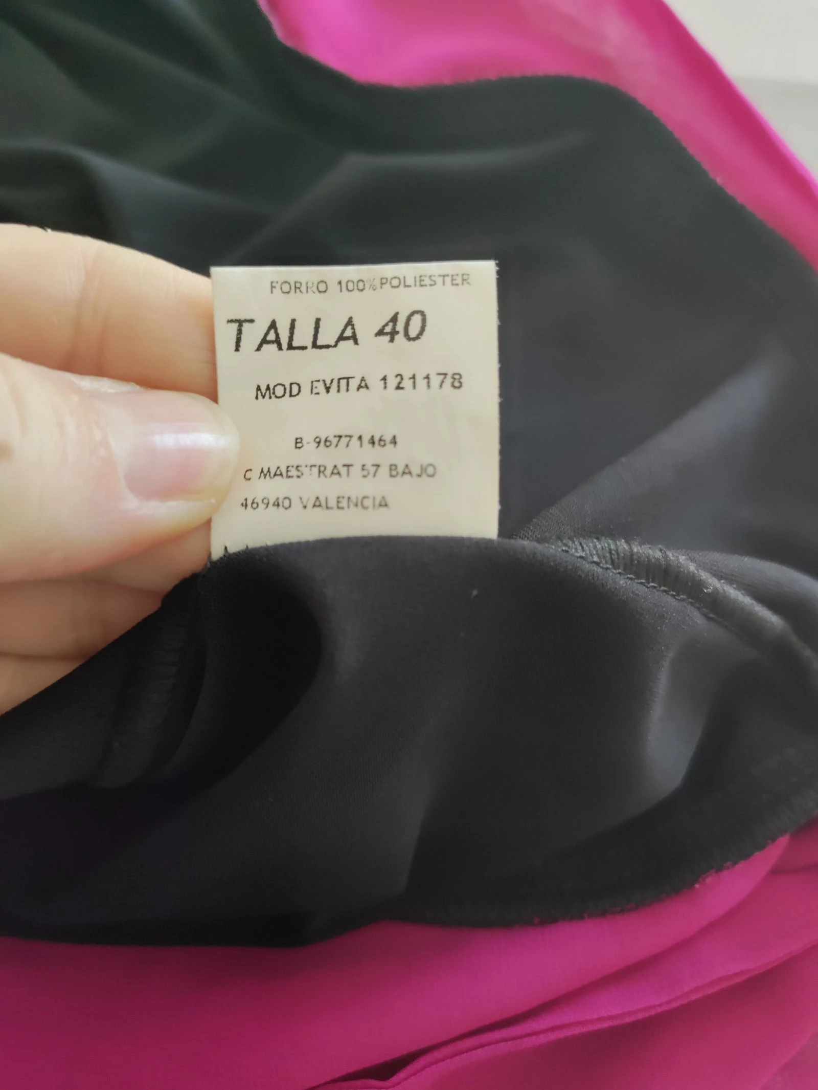 Top plisado fucsia vintage Delmon Joven con top interior – Talla 40 – photo 10